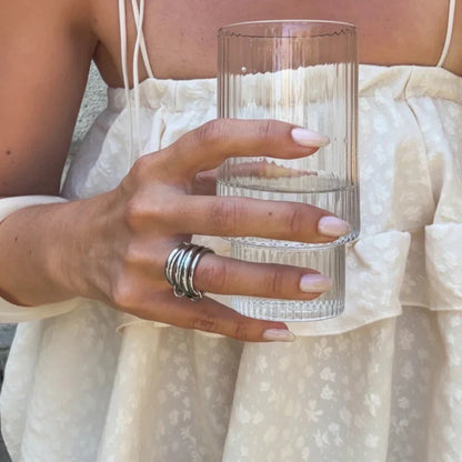 [GALE]Emmanuelle Diamond Ring Stack