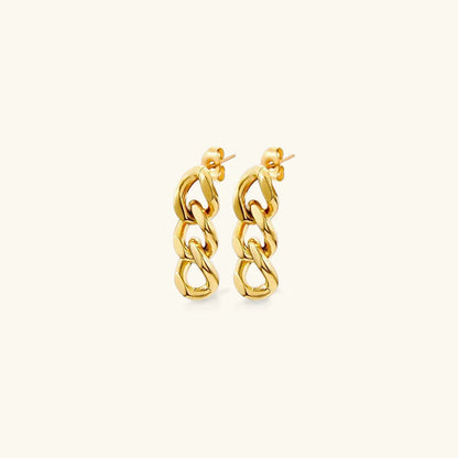 [GALE]Giselle Gold Chain Earring