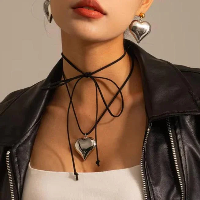 [GALE]Lavine Heart Necklace