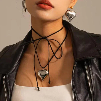 [GALE]Lavine Heart Necklace