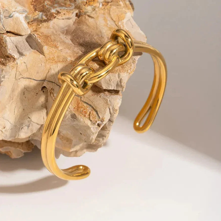 [GALE]Luce Gold Knot Bangle