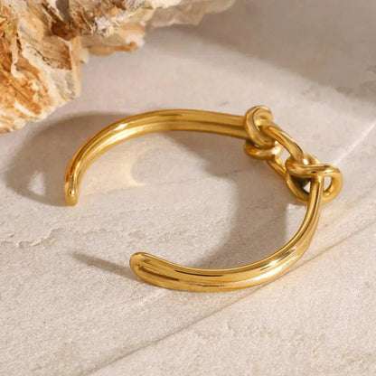 [GALE]Luce Gold Knot Bangle