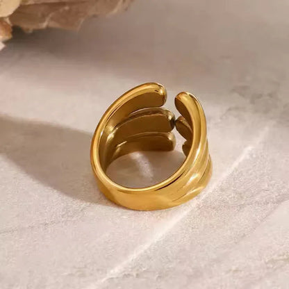 [GALE]Cassiel Layered Gold Ring
