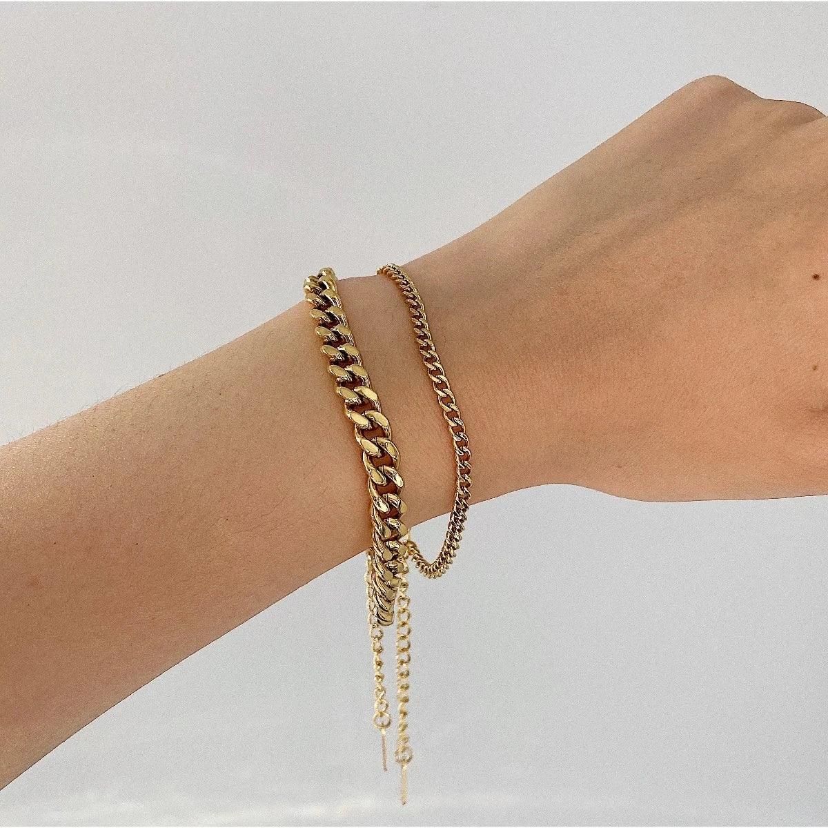 [GALE]Jean Gold Chain Bracelet