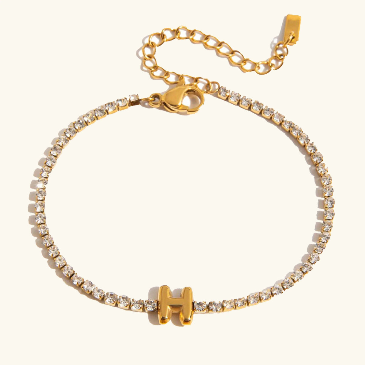 [GALE]Avaria Bubble Letter Tennis Bracelet