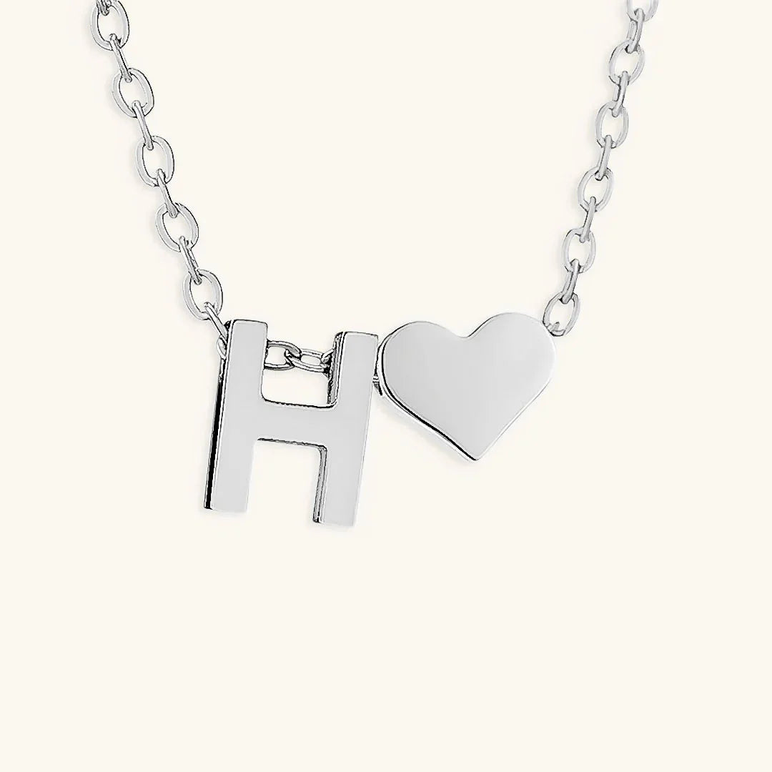[GALE]Ria Initial Letter Gold Necklace