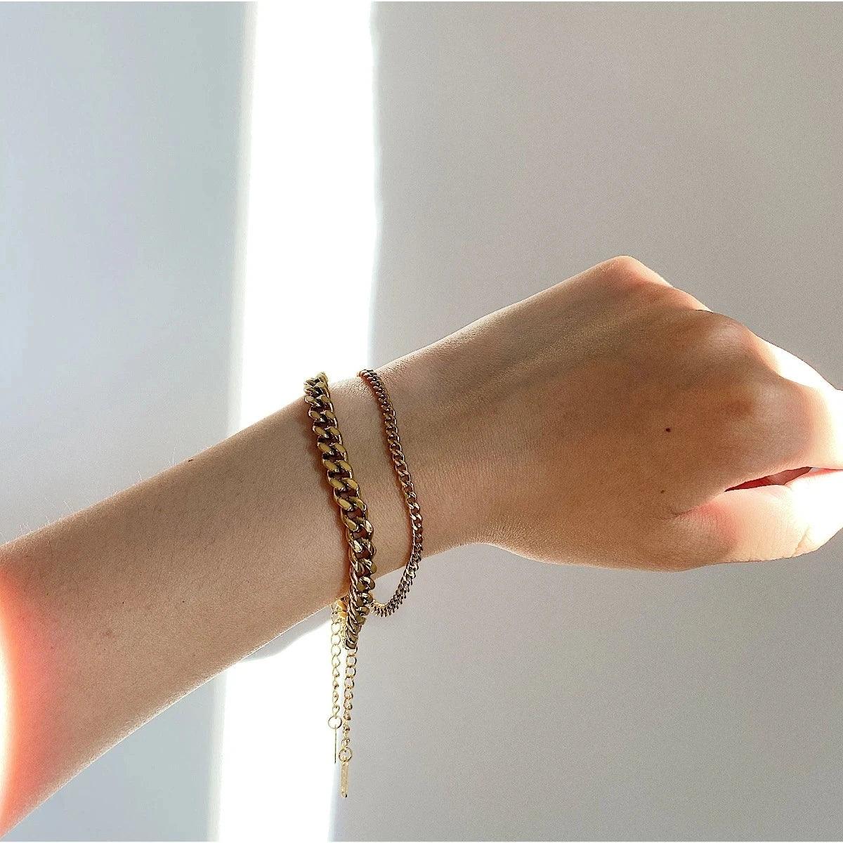 [GALE]Jean Gold Chain Bracelet