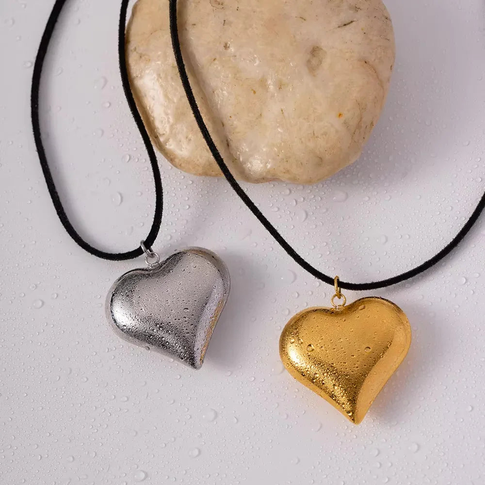 [GALE]Lavine Heart Necklace