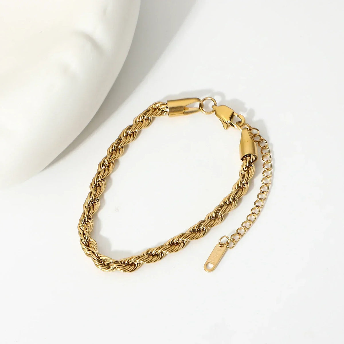 [GALE]Clara Rope Chain Gold Bracelet