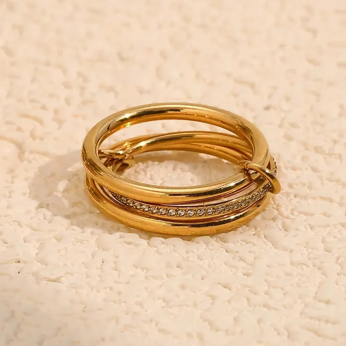 [GALE]Dara Diamond Ring Stack