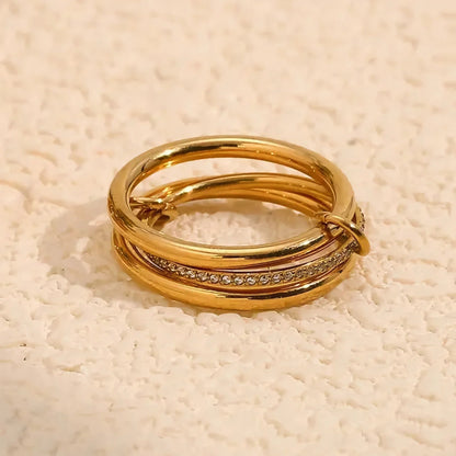 [GALE]Dara Diamond Ring Stack