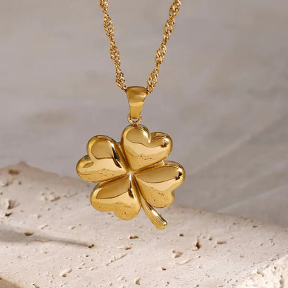 [GALE]Ella Clover Gold Necklace