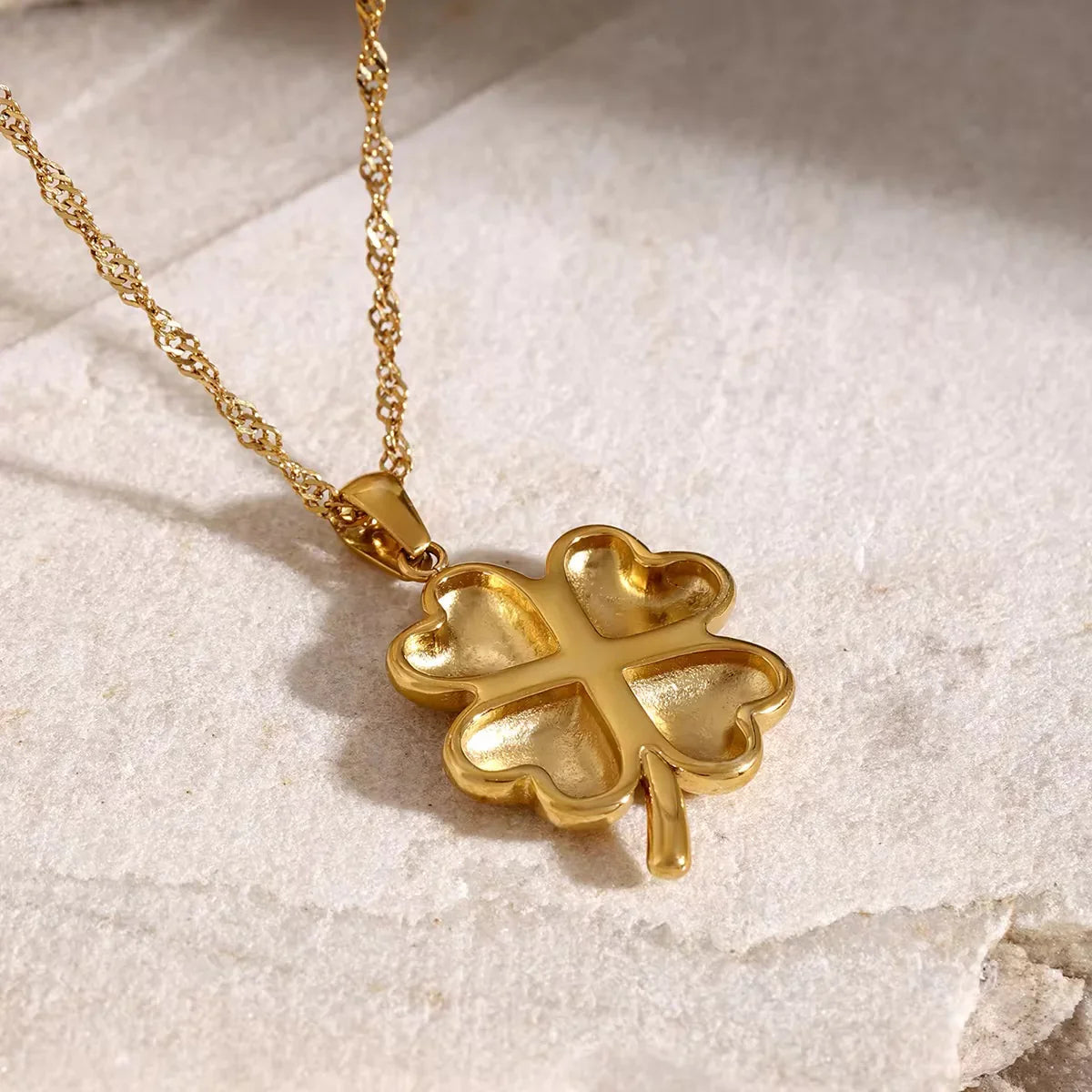 [GALE]Ella Clover Gold Necklace