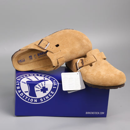 Boston Soft Footbed Sand Suede