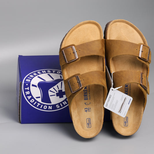 Arizona Soft Footbed Light Brown Waxed Leather