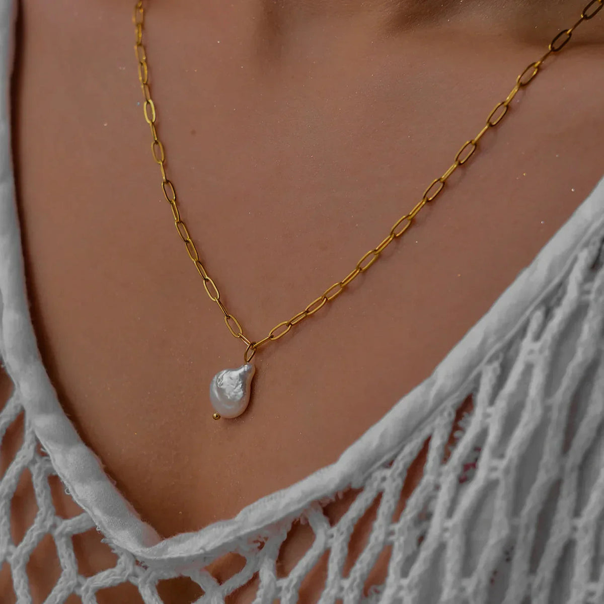 [GALE]Angelica Freshwater Pearl Necklace