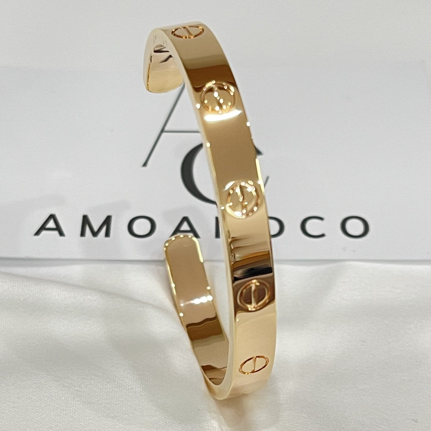 [GALE]LOVE BRACELET 6.1MM OPEN CUFF