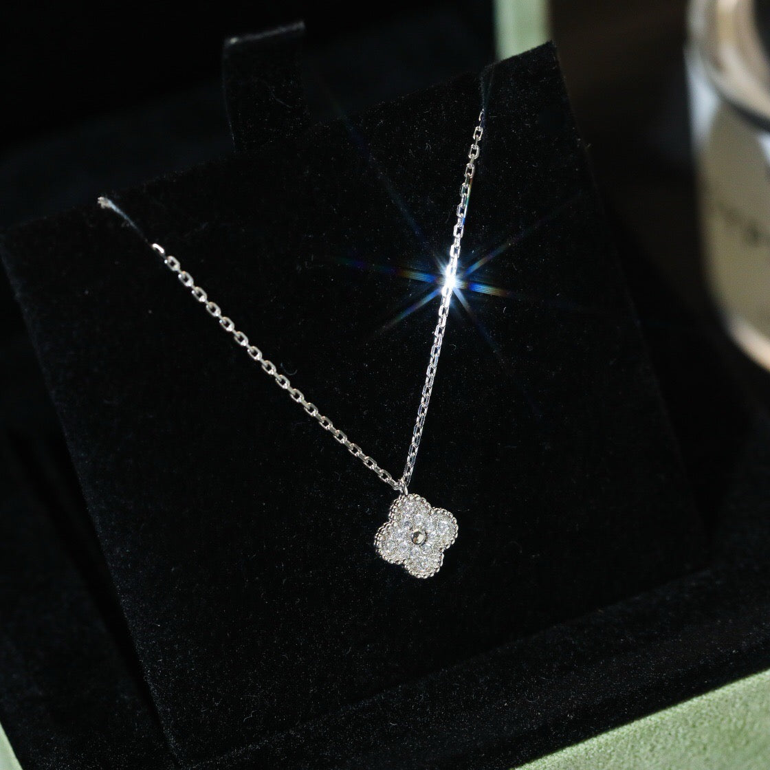 [GALE]CLOVER MINI 9,5MM ANHÄNGER MIT DIAMANT