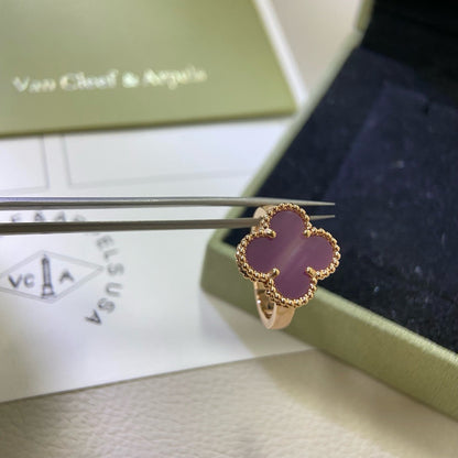 [GALE]CLOVER PURPLE VIOLET RING