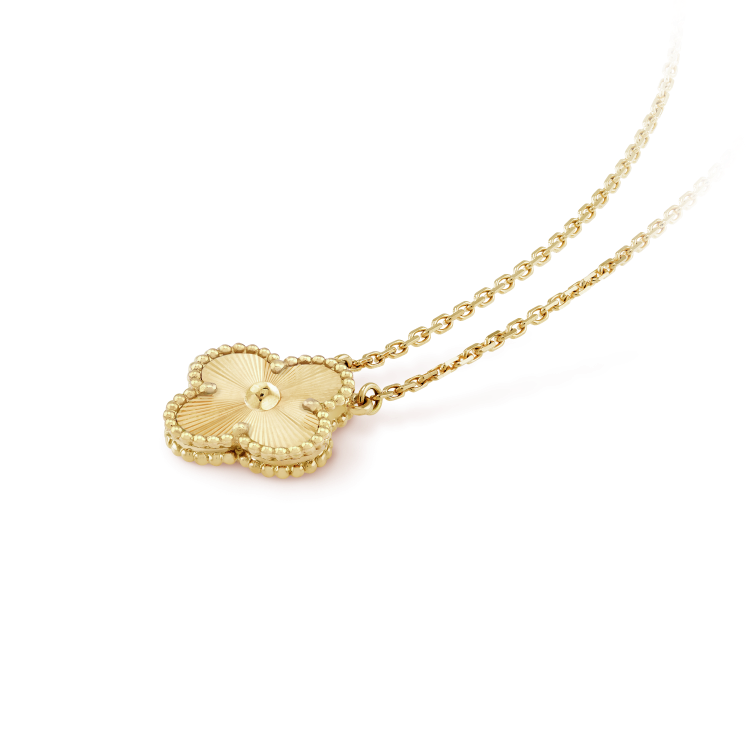 [GALE]CLOVER 15MM LASER NECKLACE