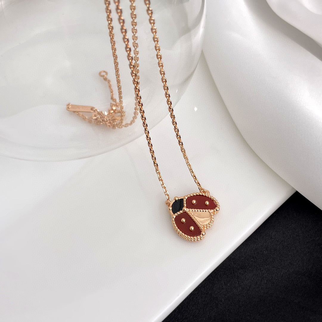 [GALE] GLUCKY CARNELIANS MARIENKÄFER-KETTE