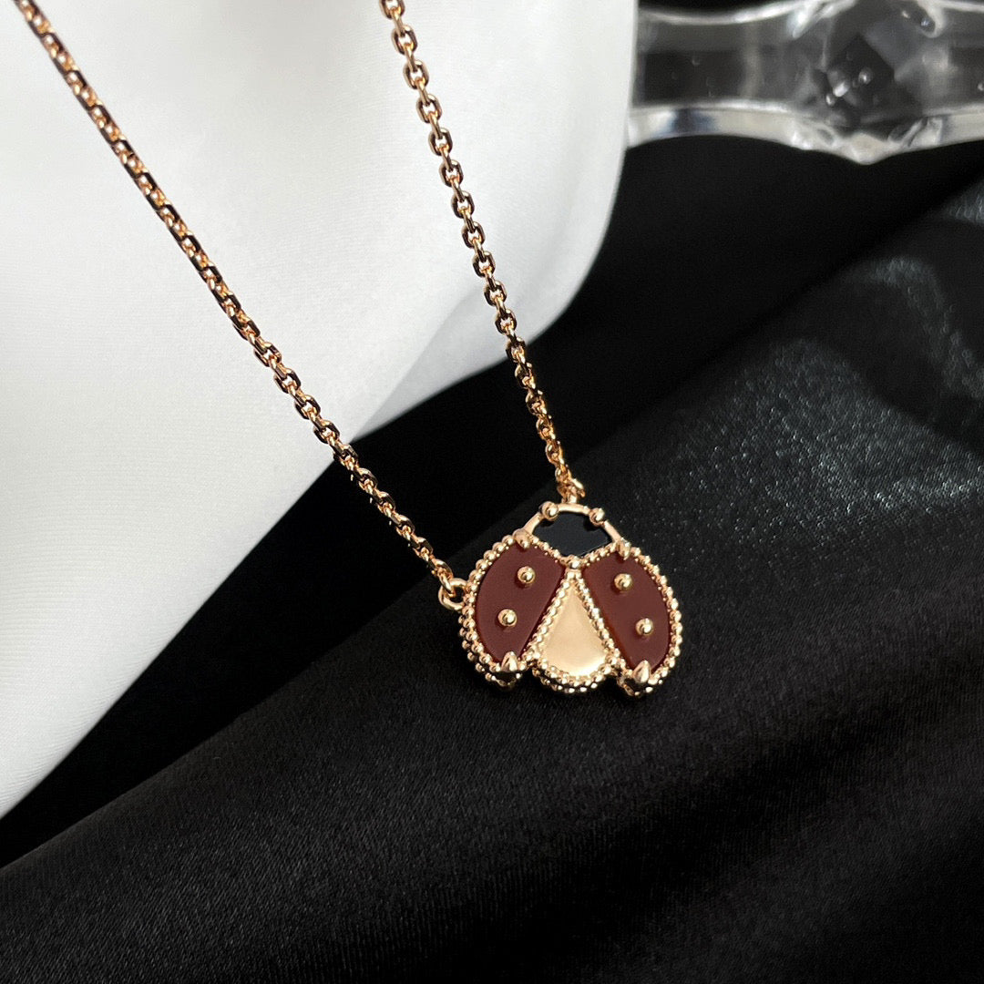[GALE] GLUCKY CARNELIANS MARIENKÄFER-KETTE