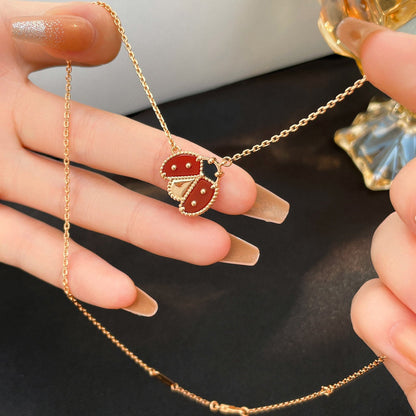 [GALE] GLUCKY CARNELIANS MARIENKÄFER-KETTE