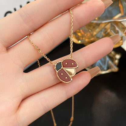 [GALE] GLUCKY CARNELIANS MARIENKÄFER-KETTE