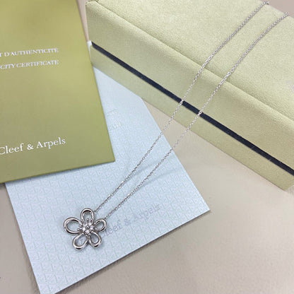 [GALE JURI]FLOWERLACE NECKLACE 5 DIAMONDS