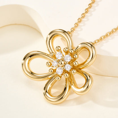 [GALE JURI]FLOWERLACE NECKLACE 5 DIAMONDS