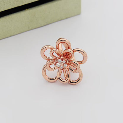 [GALE] FLOWERLACE RING 5 DIAMONDS