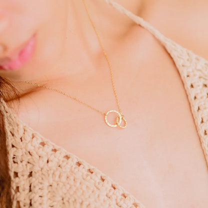 [GALE]Isabelle Gold Hoop Necklace