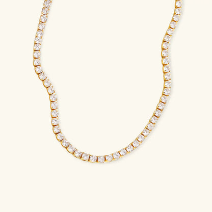 [GALE]Isolde Diamond Tennis Necklace