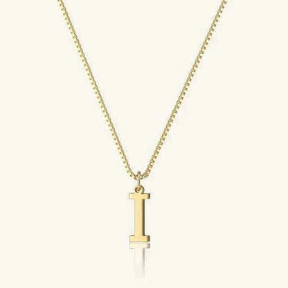 [GALE]Therese Letter Initial Gold Necklace