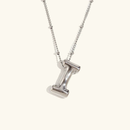 [GALE]Balloon Gold Initial Necklace
