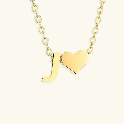 [GALE]Ria Initial Letter Gold Necklace