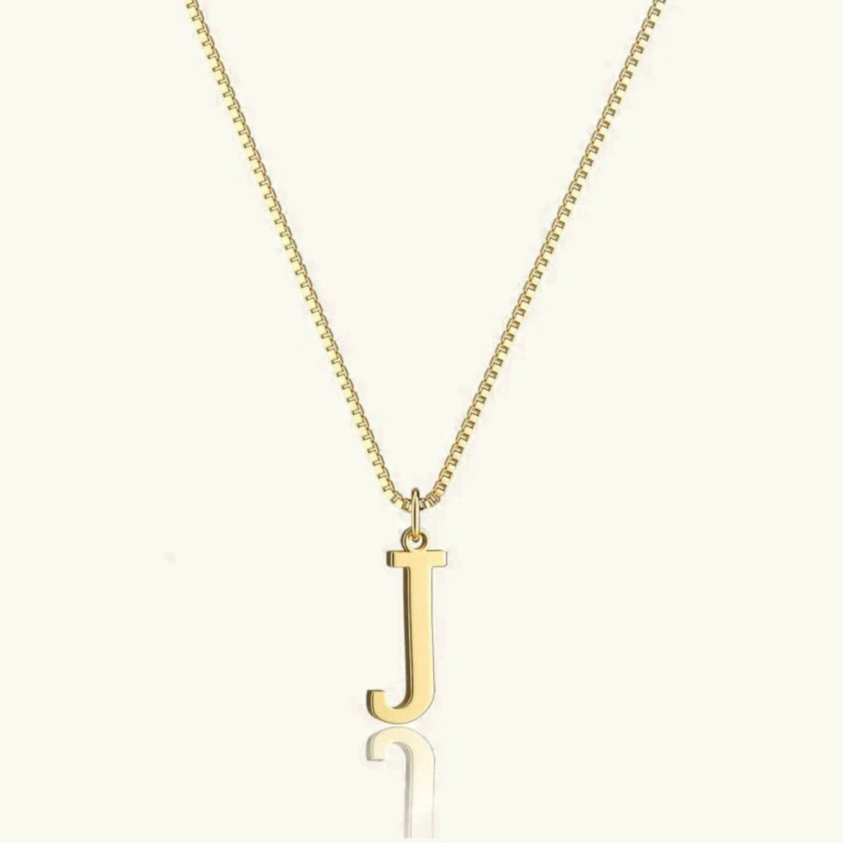 [GALE]Therese Letter Initial Gold Necklace
