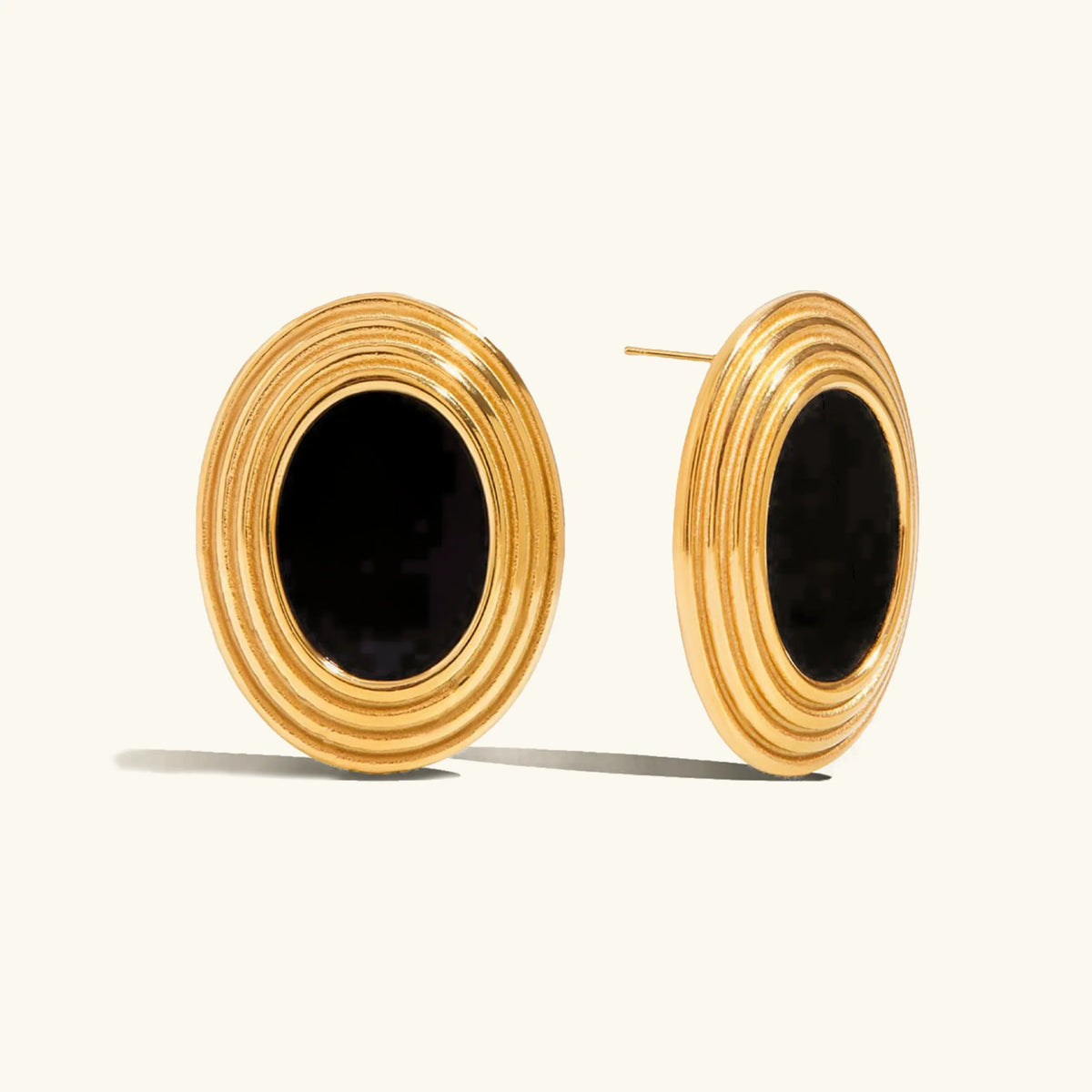[GALE]Ruthie Gold Enamel Earrings