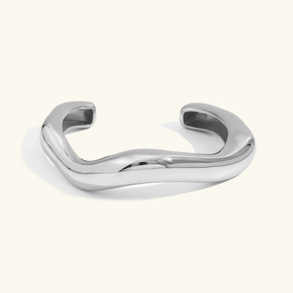 [GALE]Zaria Asymmetrical Gold Bangle