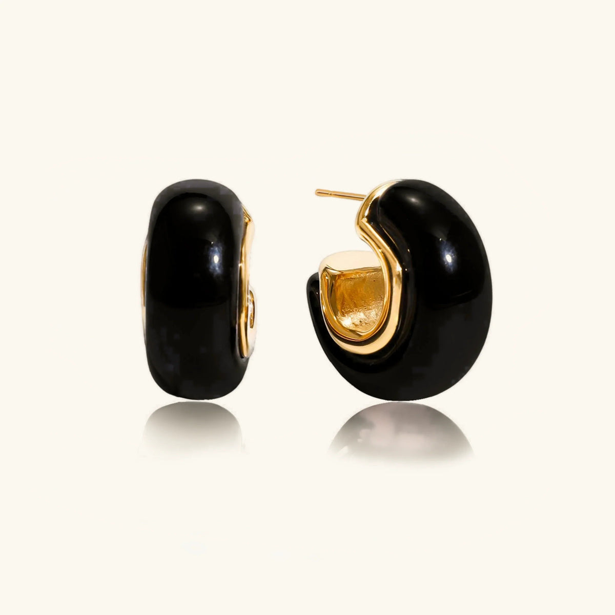 [GALE]Lexi Chunky Enamel Hoops