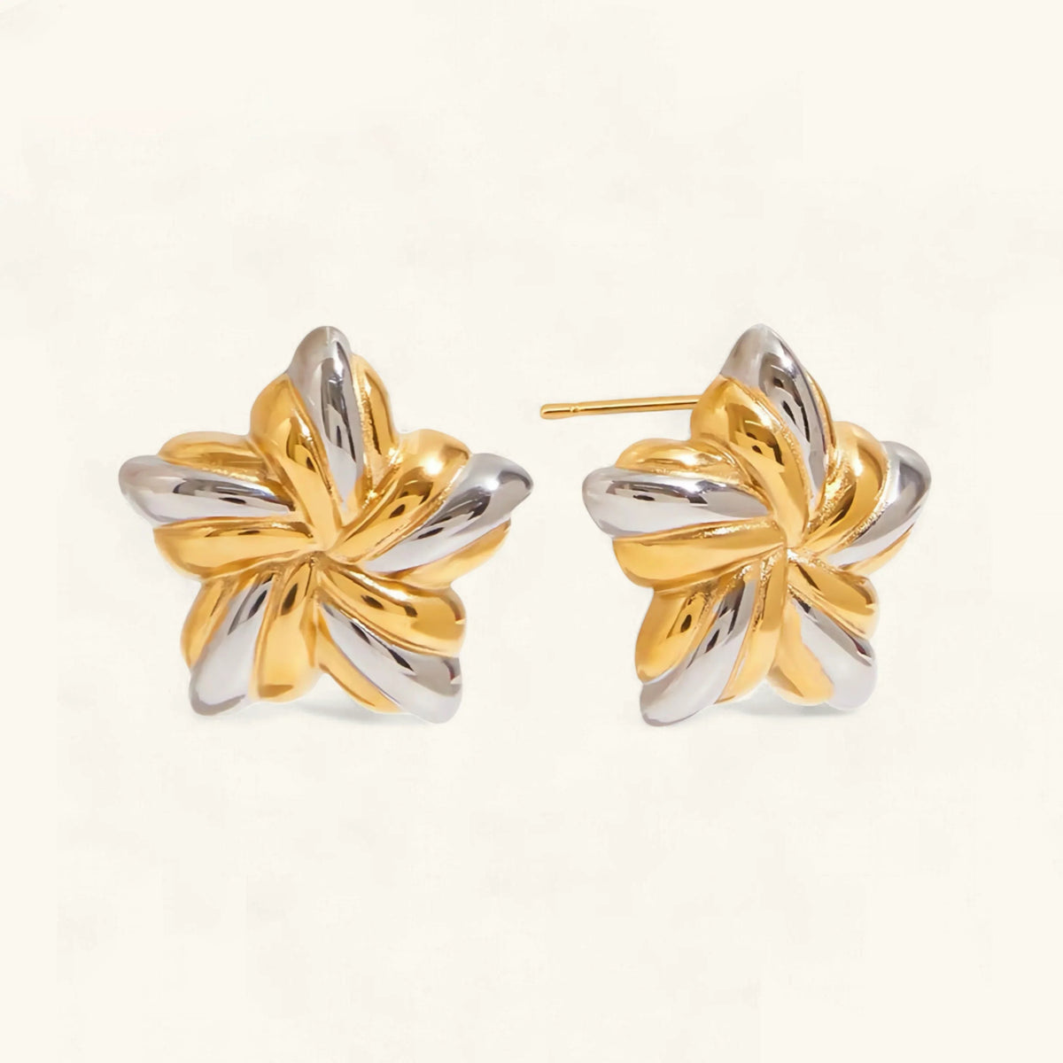 [GALE]Thymes Gold Star Earrings