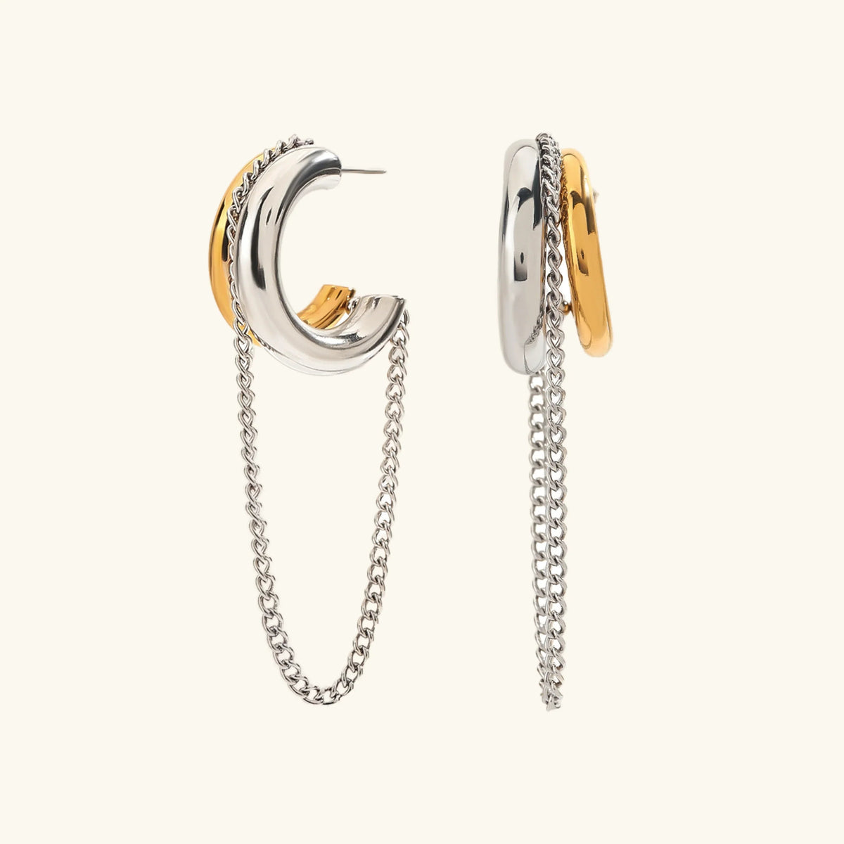 [GALE]Galilea Link Chain Hoops