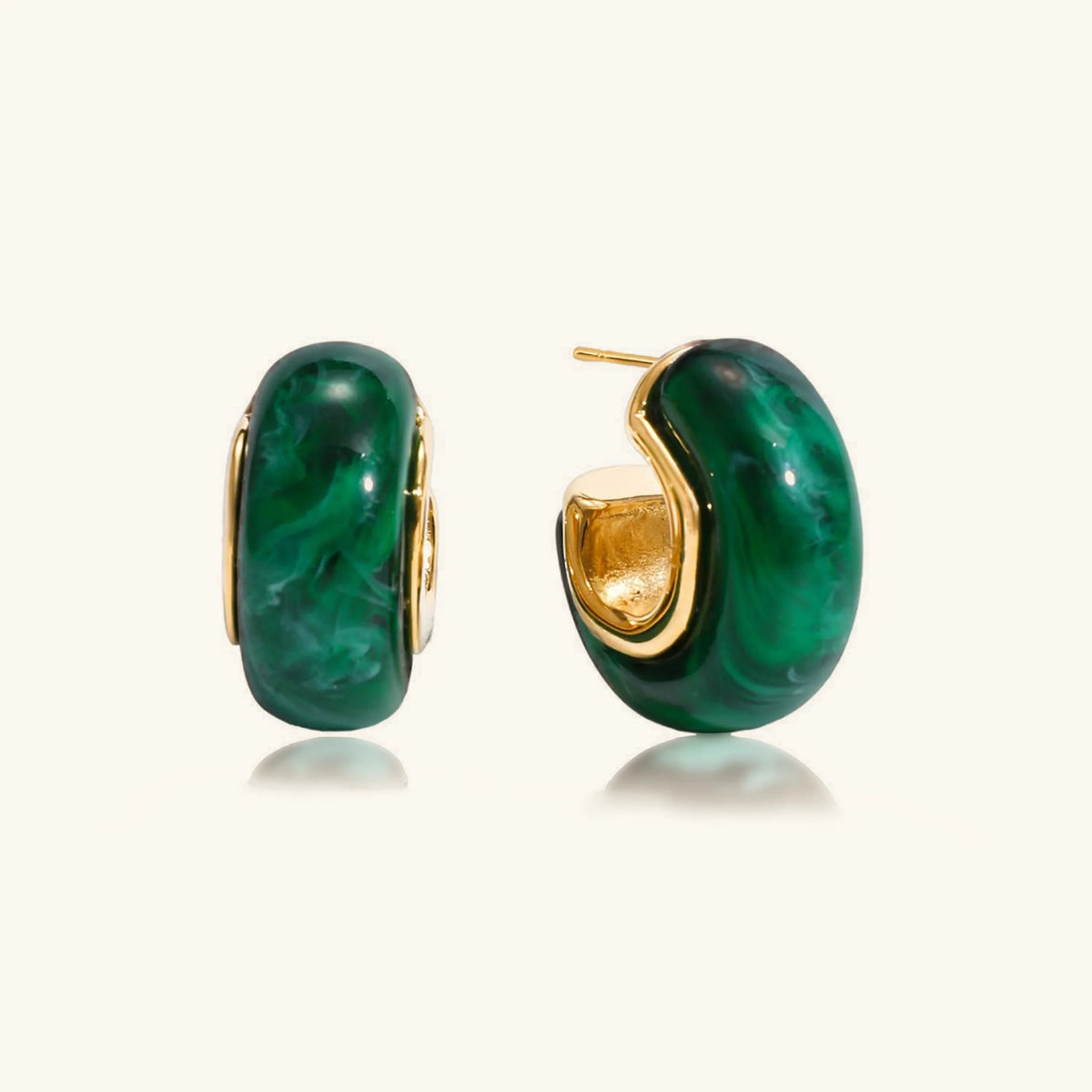 [GALE]Lexi Chunky Enamel Hoops
