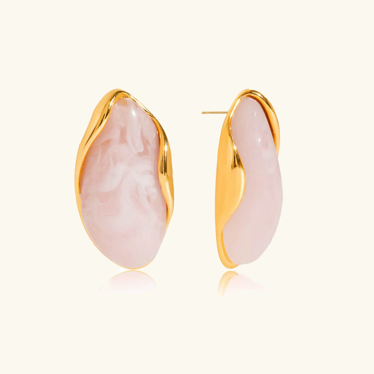 [GALE]Amelise Polished Gemstone Earrings