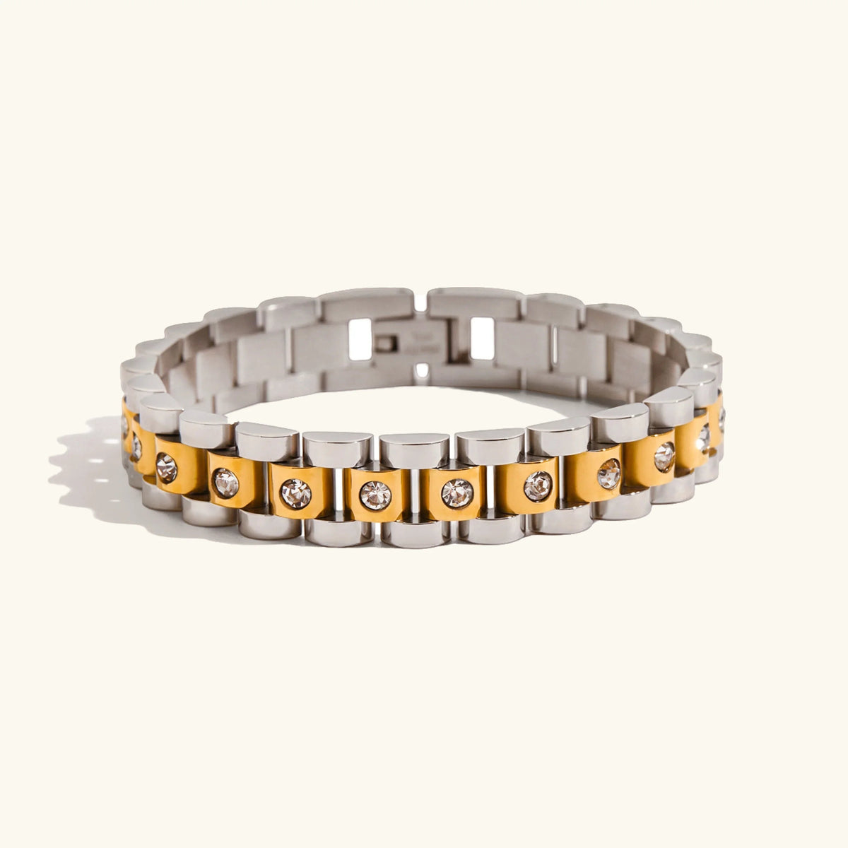 [GALE]Gold Watchband Bracelet