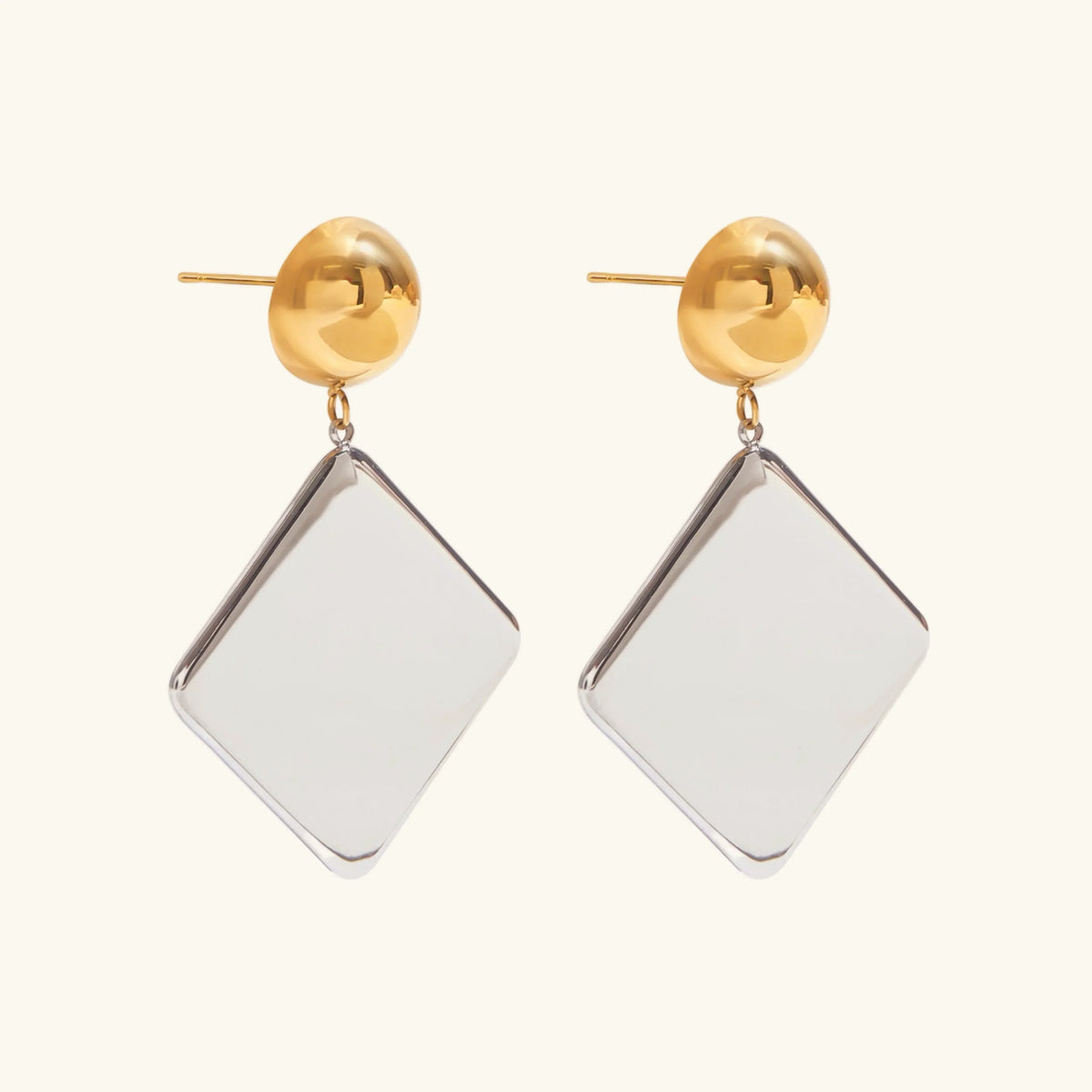 [GALE]Kelly Geometric Drop Earrings