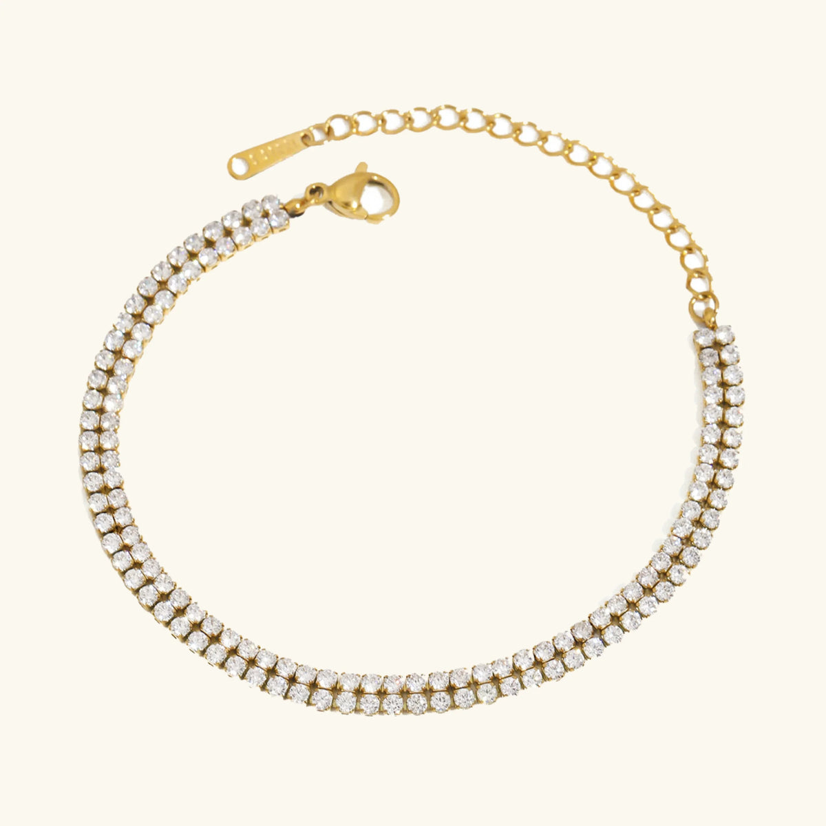 [GALE]Celene Layered Tennis Bracelet