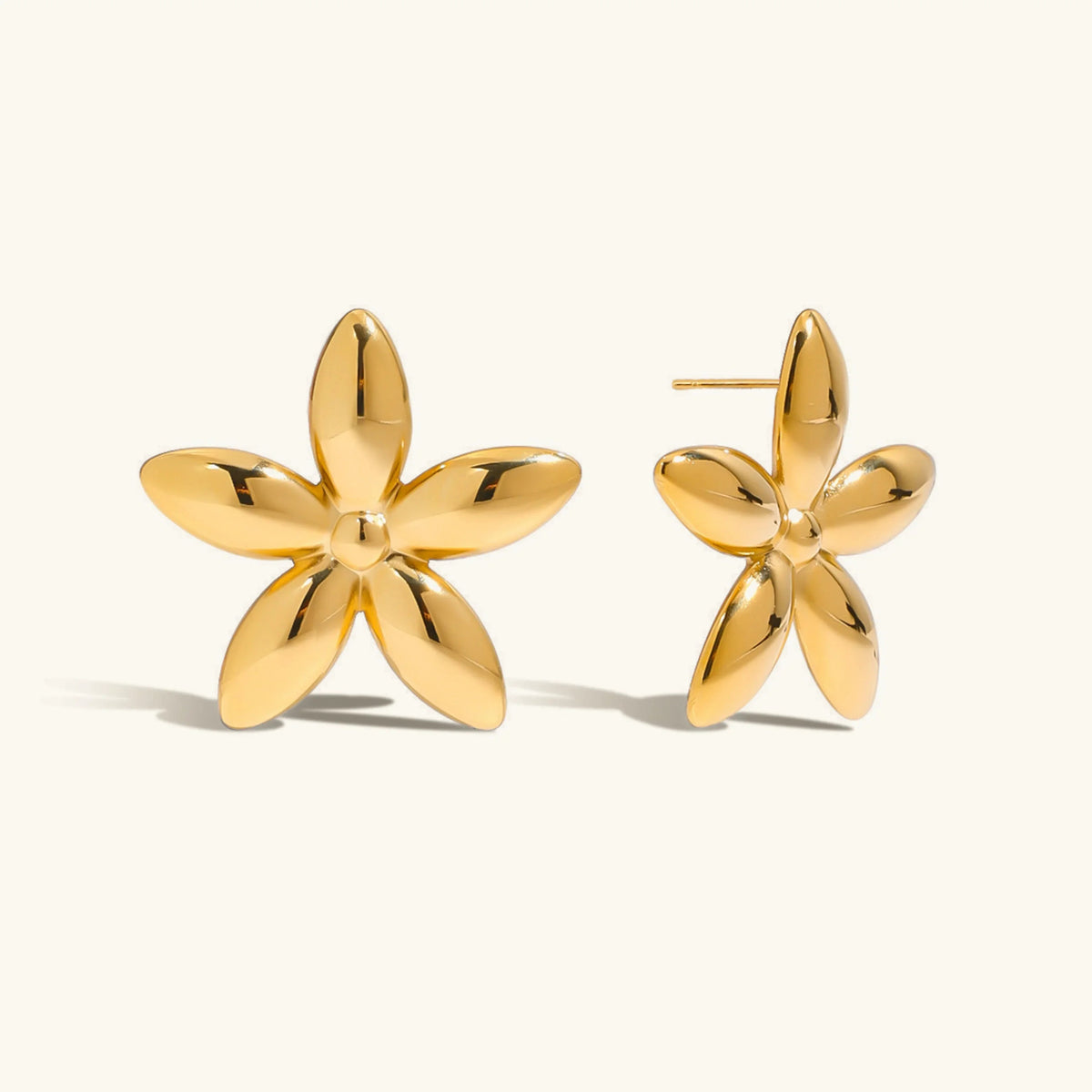 [GALE]Monica Floral Gold Earrings