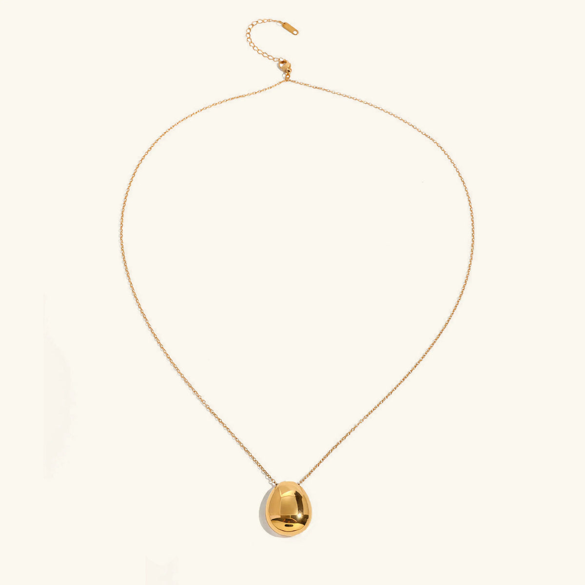 [GALE]Claribel Gold Dome Necklace