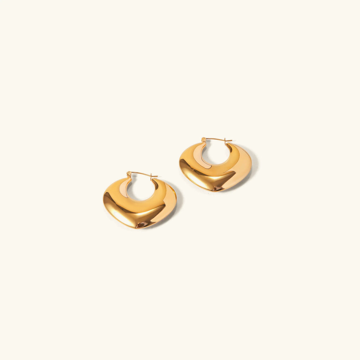 [GALE]Fawn Gold Hoops
